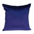 Homeroots 20 x 7 x 20 in. Transitional Royal Blue Solid Pillow Cover with Poly Insert 334011